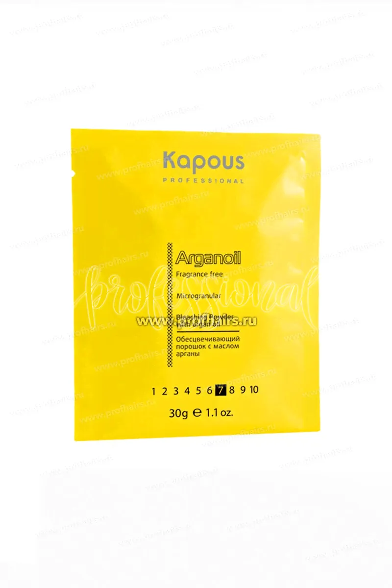 Kapous ArganOil Обесцвечивающий порошок с маслом арганы 30 г.-0