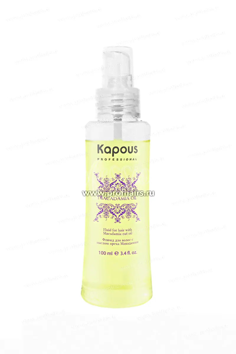 Kapous Macadamia Oil Флюид с маслом ореха макадамии 100 мл.-0