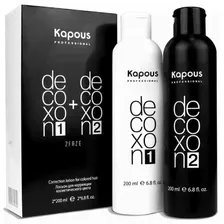 Лосьон «Decoxon 2 Faze» для коррекции косметического цвета Kapous Professional, 2 х 200 мл