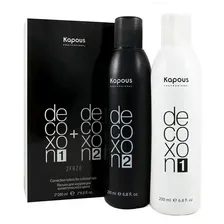 Лосьон для коррекции цвета волос Kapous Decoxon 2 Faze, 200 мл+200 мл