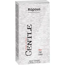 Гель-краска для мужчин 4 Коричневый + оксид 3% / Kapous Professional